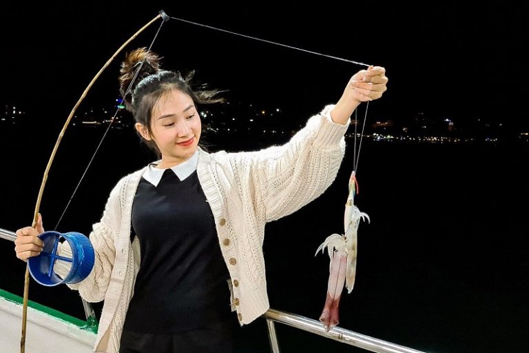 Trải nghiệm câu mực đêm